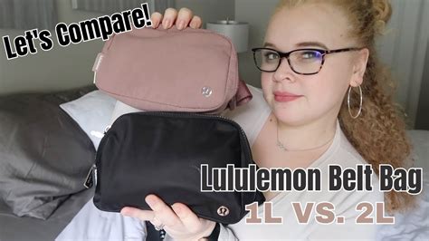 2l vs 1l belt bag|lulu belt bag size.